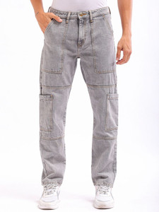 The Indian Garage Co. Regular Men Grey Jeans