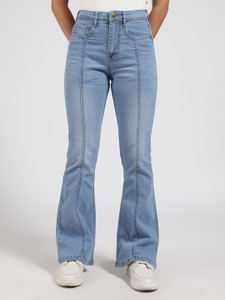 zayla Boot-Leg Women Light Blue Jeans