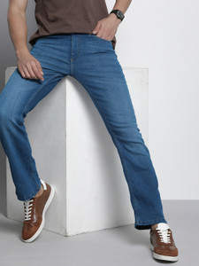 The Indian Garage Co. Boot-Leg Men Blue Jeans