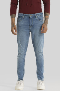 Snitch Skinny Men Blue Jeans
