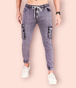 Shafin Jogger Fit Men Grey Jeans