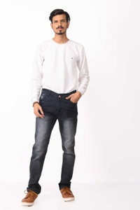Raj Denim Regular Men Grey Jeans