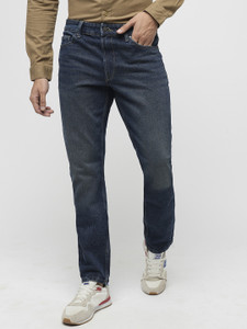 JACK & JONES Slim Men Dark Blue Jeans