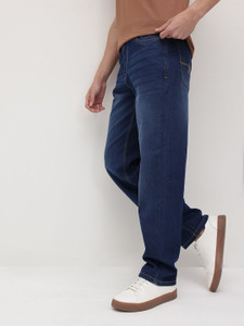 Roadster Straight Fit Men Dark Blue Jeans