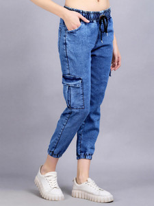 Selvo Jogger Fit Women Blue Jeans