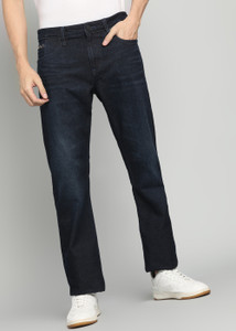 LAWMAN Straight Fit Men Dark Blue Jeans