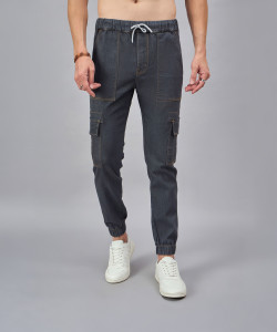 STUDIO NEXX Jogger Fit Men Grey Jeans
