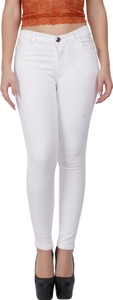 FLOWFIT Skinny Women White Jeans
