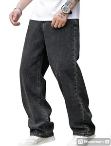 Maahit Loose Fit Men Grey Jeans