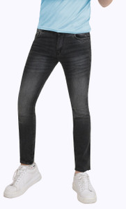 mevan Slim Men Dark Grey Jeans