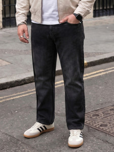 Urbano Plus Relaxed Fit Men Black Jeans - Image 6