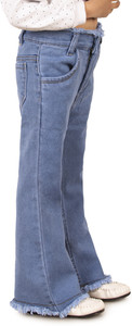 CKUSH Boot-Leg Girls Blue Jeans