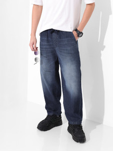 The Indian Garage Co. Loose Fit Men Blue Jeans - Image 5