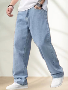 linaria Loose Fit Men Light Blue Jeans