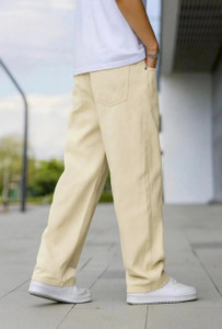 CABRRR Men Beige Mid Rise Straight Fit Jeans - Image 1