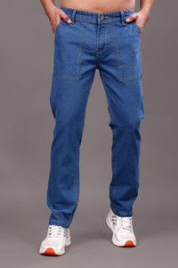 ZAYSH Relaxed Fit Men Light Blue Jeans
