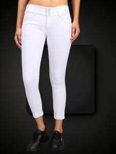 captainsparro Skinny Women White Jeans