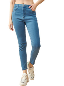Lyra Tapered Fit Women Blue Jeans