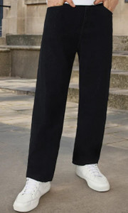 gntrends Flared Men Black Jeans
