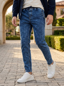 Urbano Fashion Jogger Fit Men Dark Blue Jeans