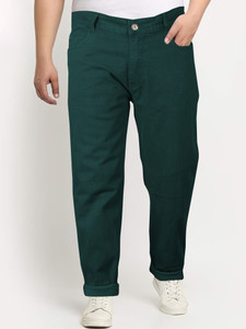 JUST BLACK Regular Men Dark Green Jeans