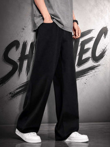BOLD & BARE Black Straight Fit Men Jeans - Image 6