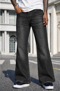 Plus91 Boot-Leg Men Grey Jeans - Image 6