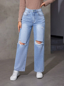 NUCOUTHS the style you love Regular Women Light Blue Jeans
