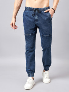 STUDIO NEXX Jogger Fit Men Dark Blue Jeans