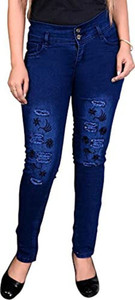 NAMOSTU Regular Girls Blue Jeans