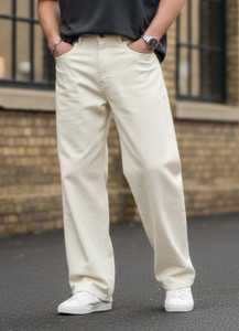 S R Traders Men Beige Jeans - Image 5