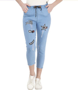 Charming Boutique Jogger Fit Women Blue Jeans
