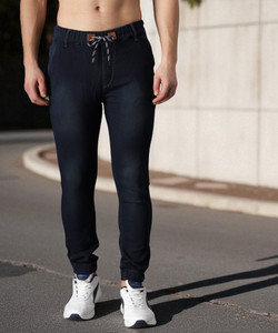 ZAYSH Jogger Fit Men Dark Blue Jeans