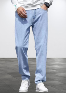 Playfeel Boyfriend Men Light Blue Jeans