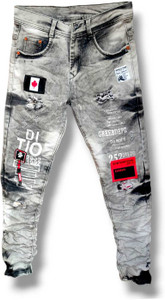 Jugnu Denims Slim Men Grey Jeans