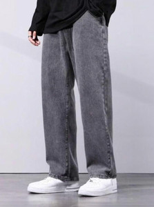 MEIXN Straight Fit Men Grey Jeans - Image 5