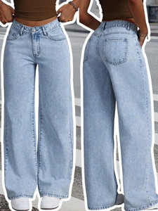 R.Code by The Roadster Life Co. Straight Fit Women Light Blue Jeans