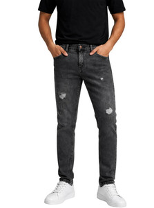 joyguru fashion Regular Men Black Jeans