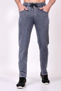 ZULX Jogger Fit Men Dark Grey Jeans
