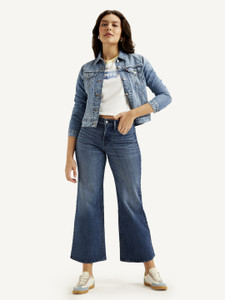 LEVI'S Flared Women Blue Jeans