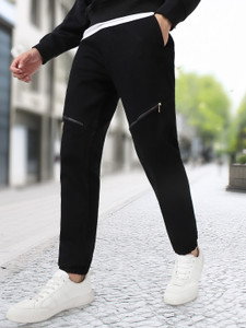 Urbano Fashion Jogger Fit Men Black Jeans