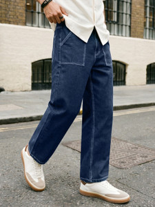 Urbano Fashion Loose Fit Men Blue Jeans