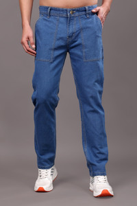 ZAYSH Relaxed Fit Men Light Blue Jeans