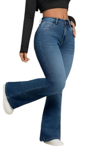 BEN MARTIN Boot-Leg Women Dark Blue Jeans