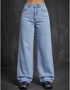 MERCEL Wide Leg Women Light Blue Jeans