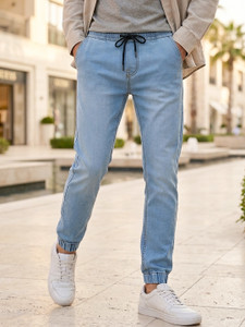 Urbano Fashion Jogger Fit Men Light Blue Jeans
