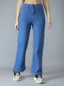 3BUTTERFLIES Boyfriend Women Blue Jeans
