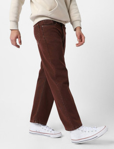 RileyRush Straight Fit Men Brown Jeans