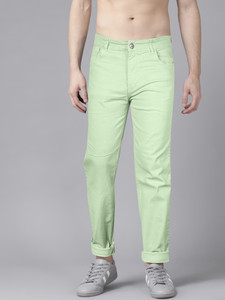 JUST BLACK Regular Men Light Green Jeans