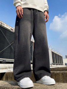 Leriya Loose Fit Men Black Jeans - Image 6